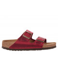 Arizona Oiled Leather (Solid Flats) Womens Fire Red